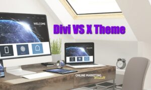 Featured image for the divi vs x theme comparison article