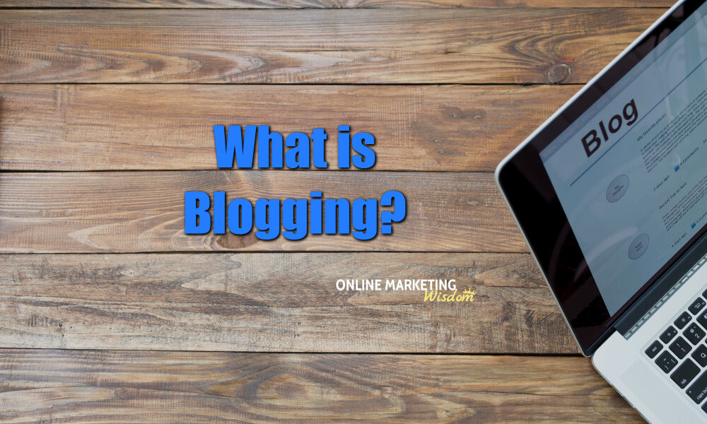 What is blogging featured image